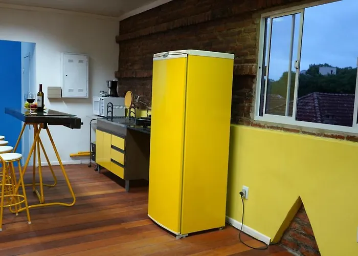 Apartment Loft Amarelo Tematico Prox Ao Shopping Bourbon Ipiranga *